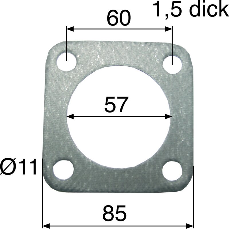 Flanschdichtung anstelle von Steyr 130100540008 Nachbau