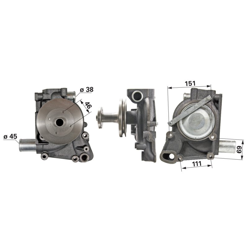 KEBA Wasserpumpe anstelle von Steyr 131100060093