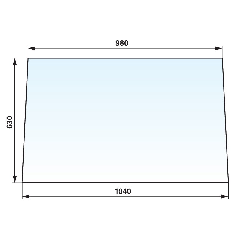 Frontscheibe klar anstelle von Steyr 1-34-471-001