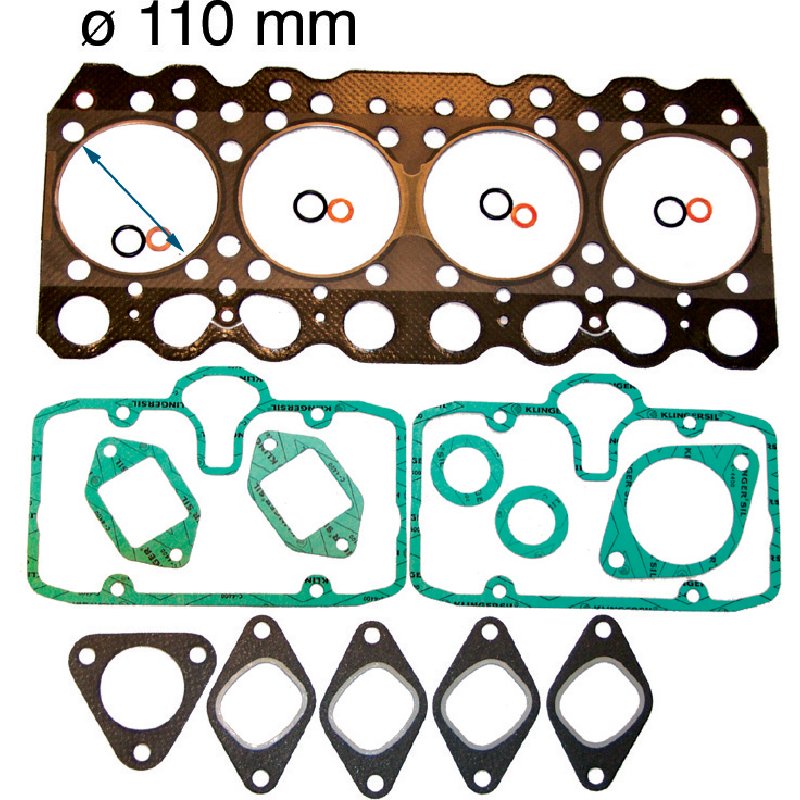 Zylinderkopfdichtsatz Durchmesser 110 mm anstelle von Steyr 141200010701