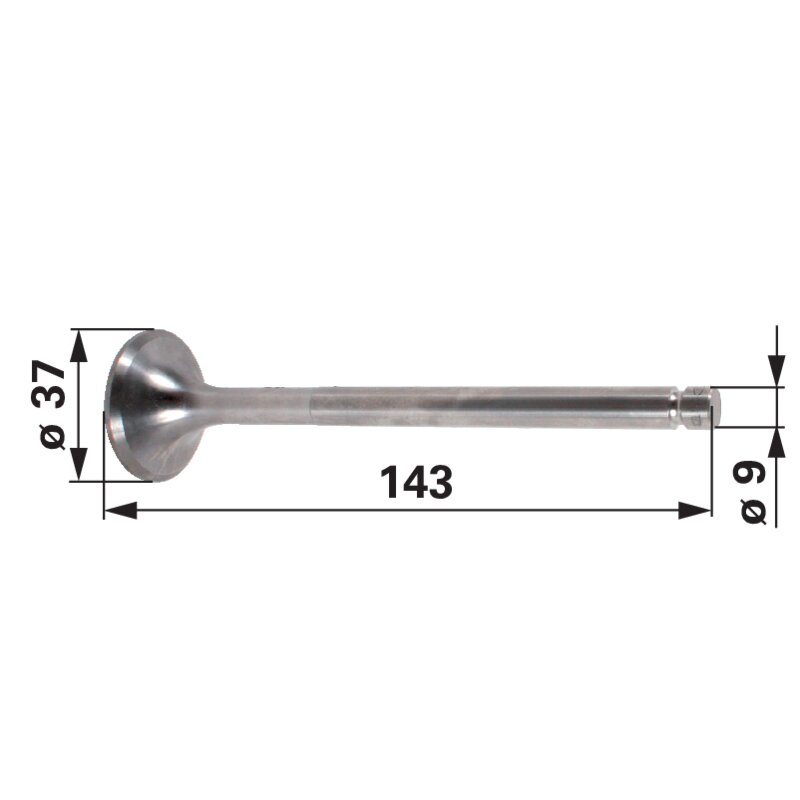 Auslassventil passend zu Steyr WD311, WD411, WD612 131100050015