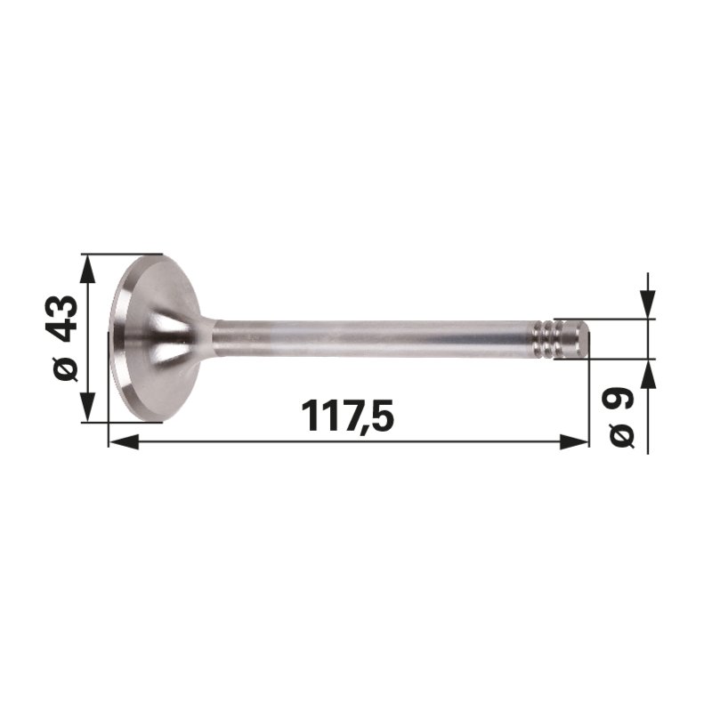 Auslassventil passend zu MWM-Motor TD226B