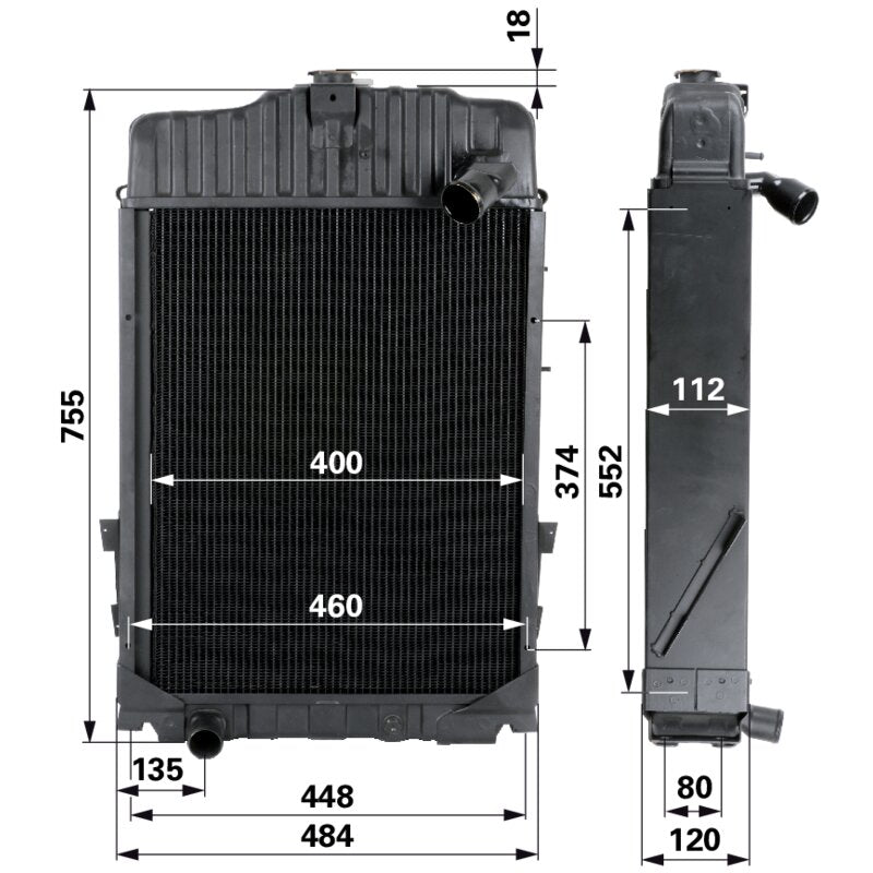 Kühler passend zu Steyr 9086/9094