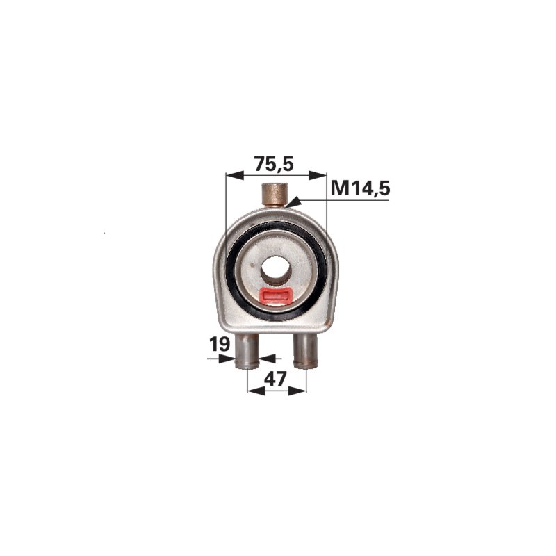 Ölkühler passend zu Steyr Serie 900/9000 MWM-Motor