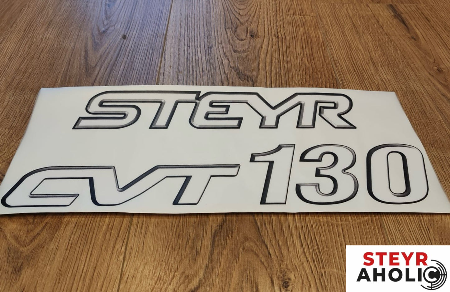 Aufkleberset "Steyr CVT 130" für Motorhaube