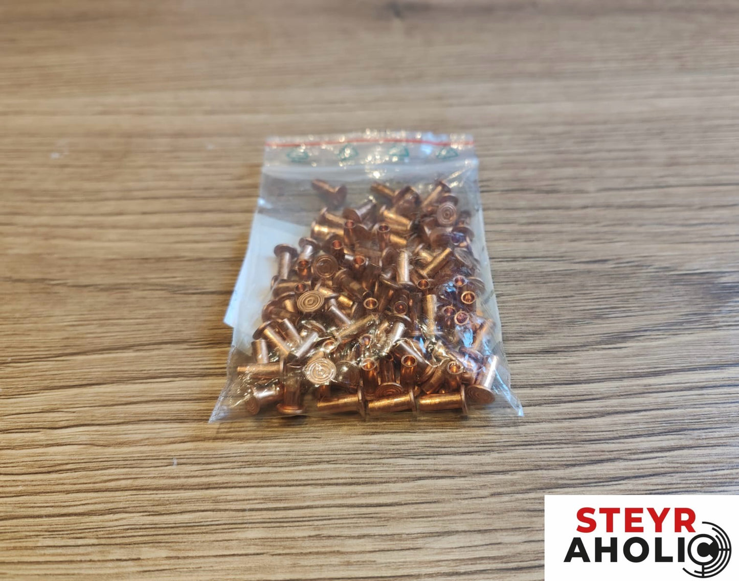 Kupfernieten 4 x 10 mm, 100 Stück