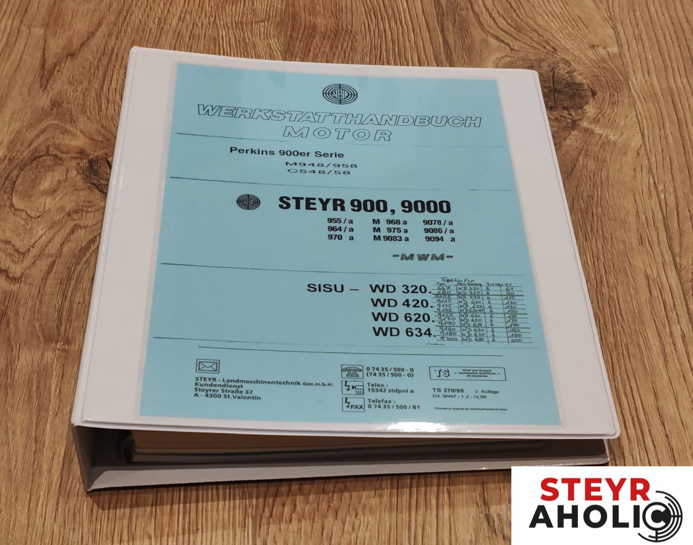 Werkstatthandbuch Motor (Perkins Motor, MWM Motor, Sisu Motor)