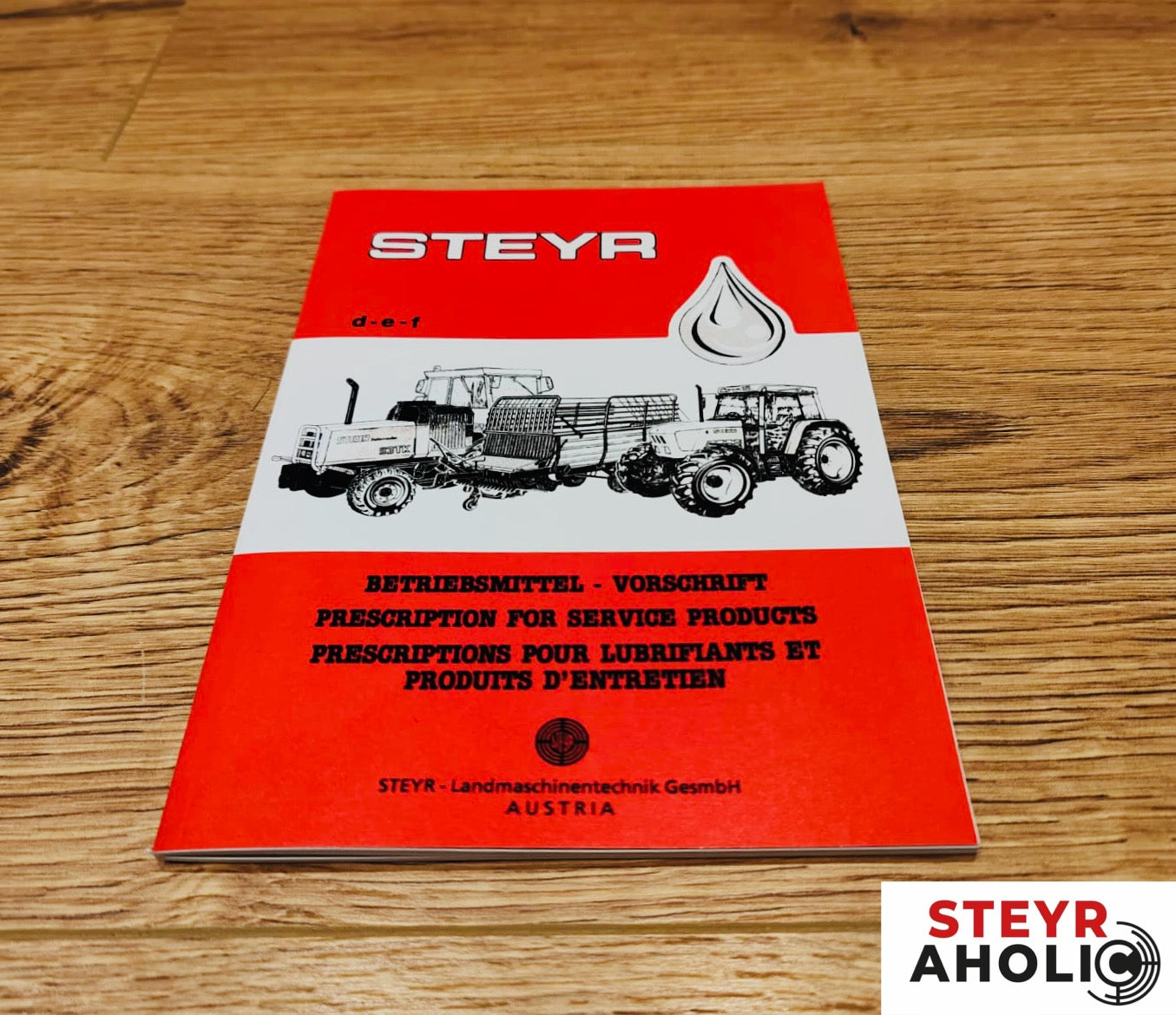 Steyr Betriebsmittel-Vorschrift
