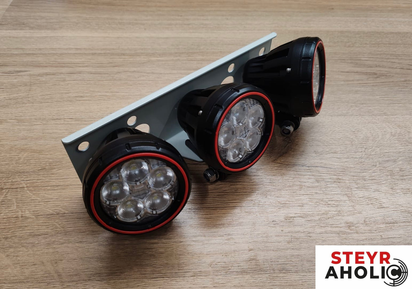 LED Scheinwerferhalter 3-fach