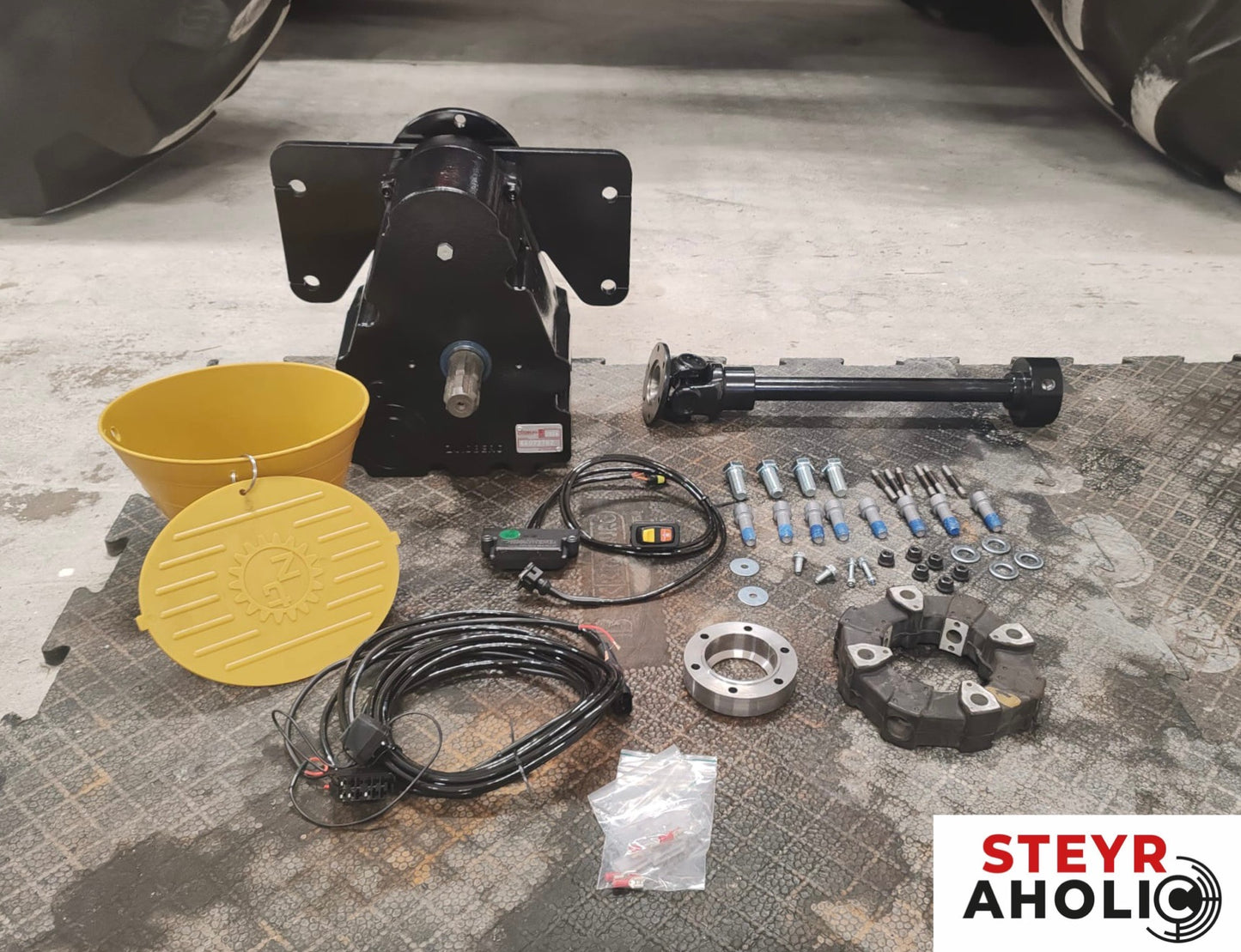 Zuidberg Frontzapfwelle für Steyr MT