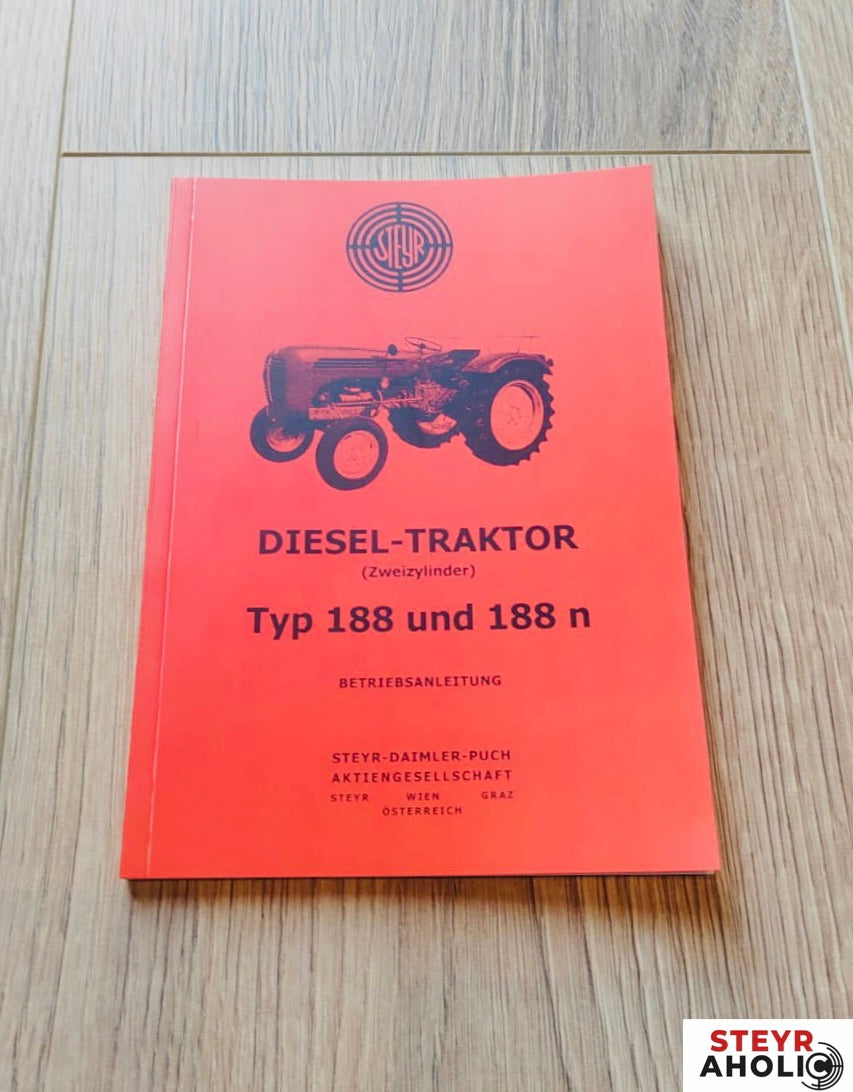 Betriebsanleitung Steyr 188