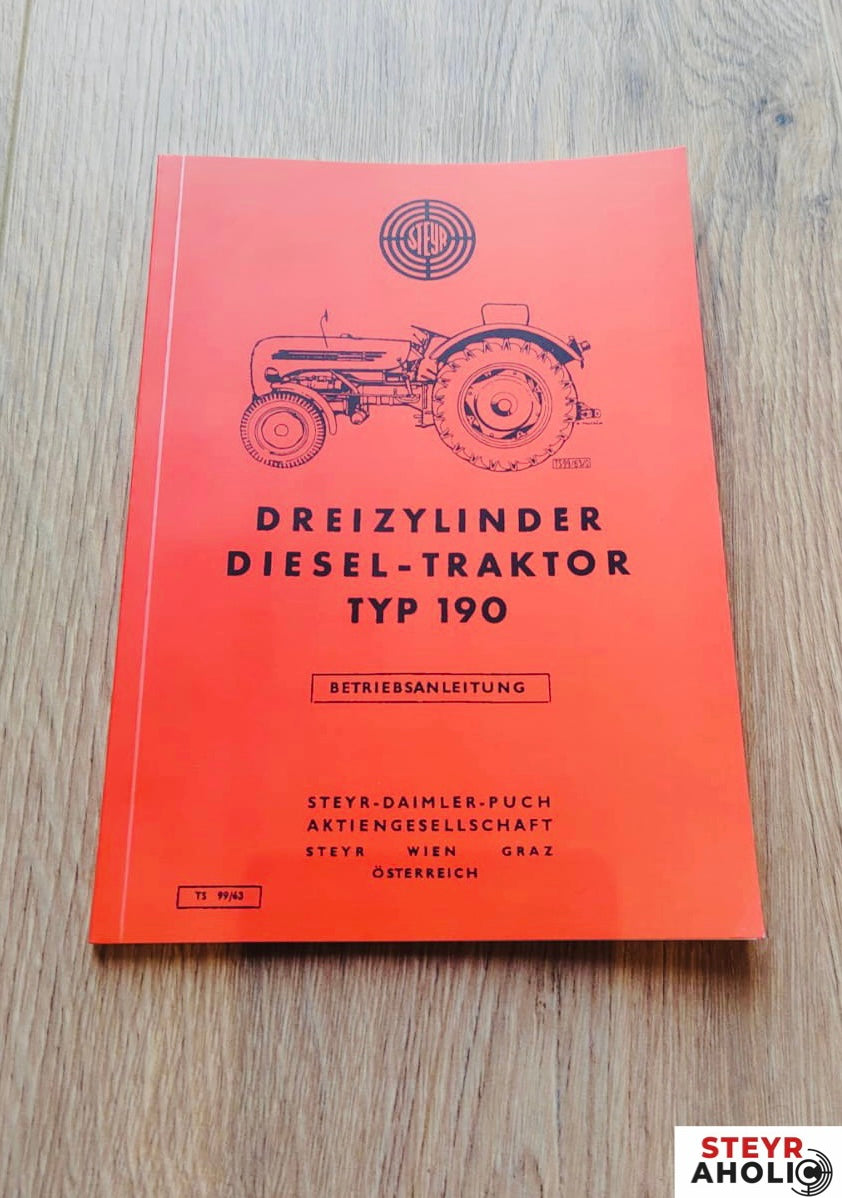 Betriebsanleitung Steyr 190