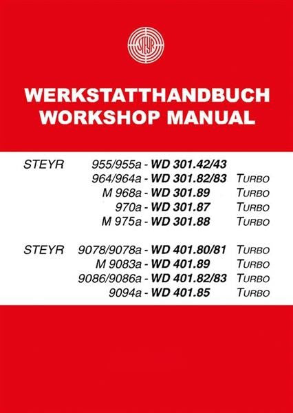 Reparaturhandbuch Steyr WD 301 und WD 401