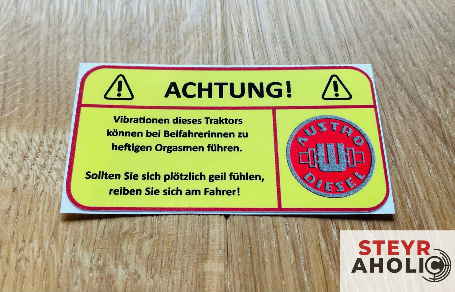 Aufkleber Warchalowski "Vibrationen"