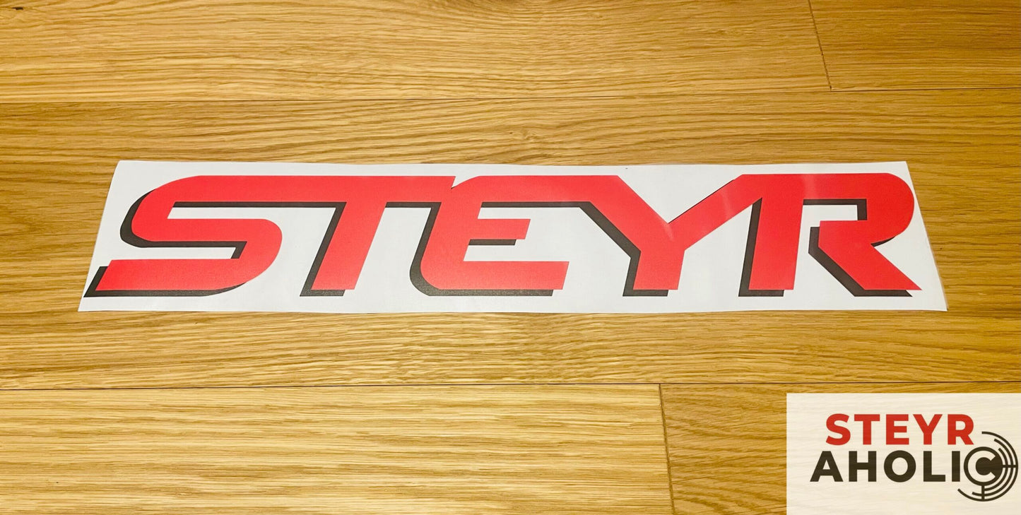 Aufkleber "Steyr" für Profi & CVT