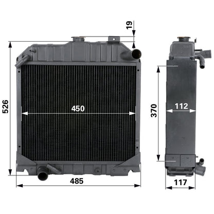 Kühler passend zu Steyr M968/M975 MWM