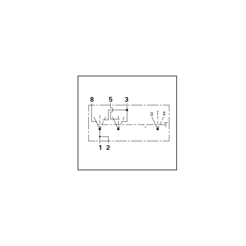Kippschalter Schaltung 0-1-2 zu 1-40-158-601