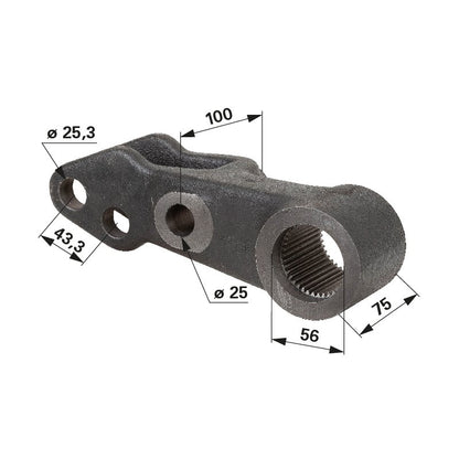 Hubarm rechts passend zu Steyr 8065-8075, 955-970, M967-975   135700730081