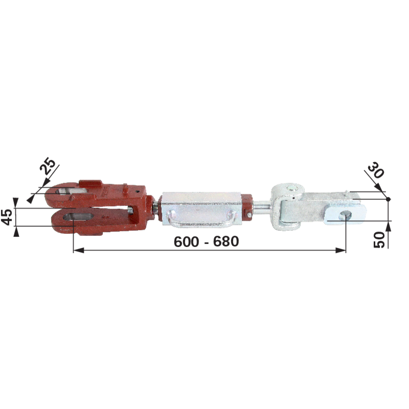 Hubstrebe Serie 80 lang
