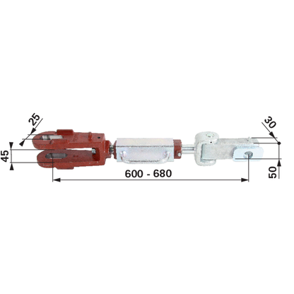 Hubstrebe Serie 80 lang