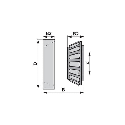 Timken Kegelrollenlager 86649 / 86610 zöllig, einreihig zerlegbar 86512014