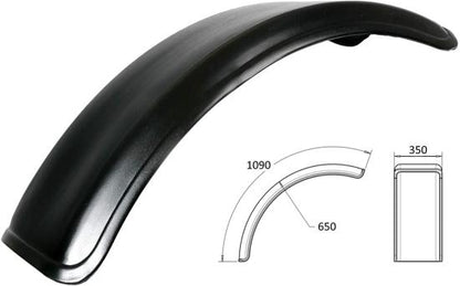 DUNLOFLEX Kunststoffkotflügel Breite 355 mm