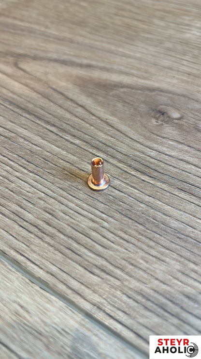Kupfernieten 5 x 10 mm, 100 Stück