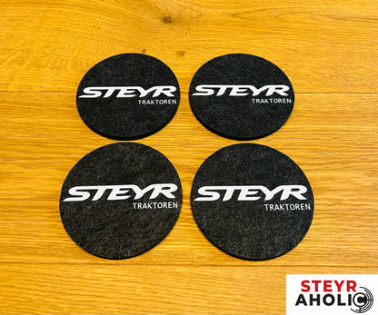 Filz-Untersetzerset "Steyr-Logo neu"