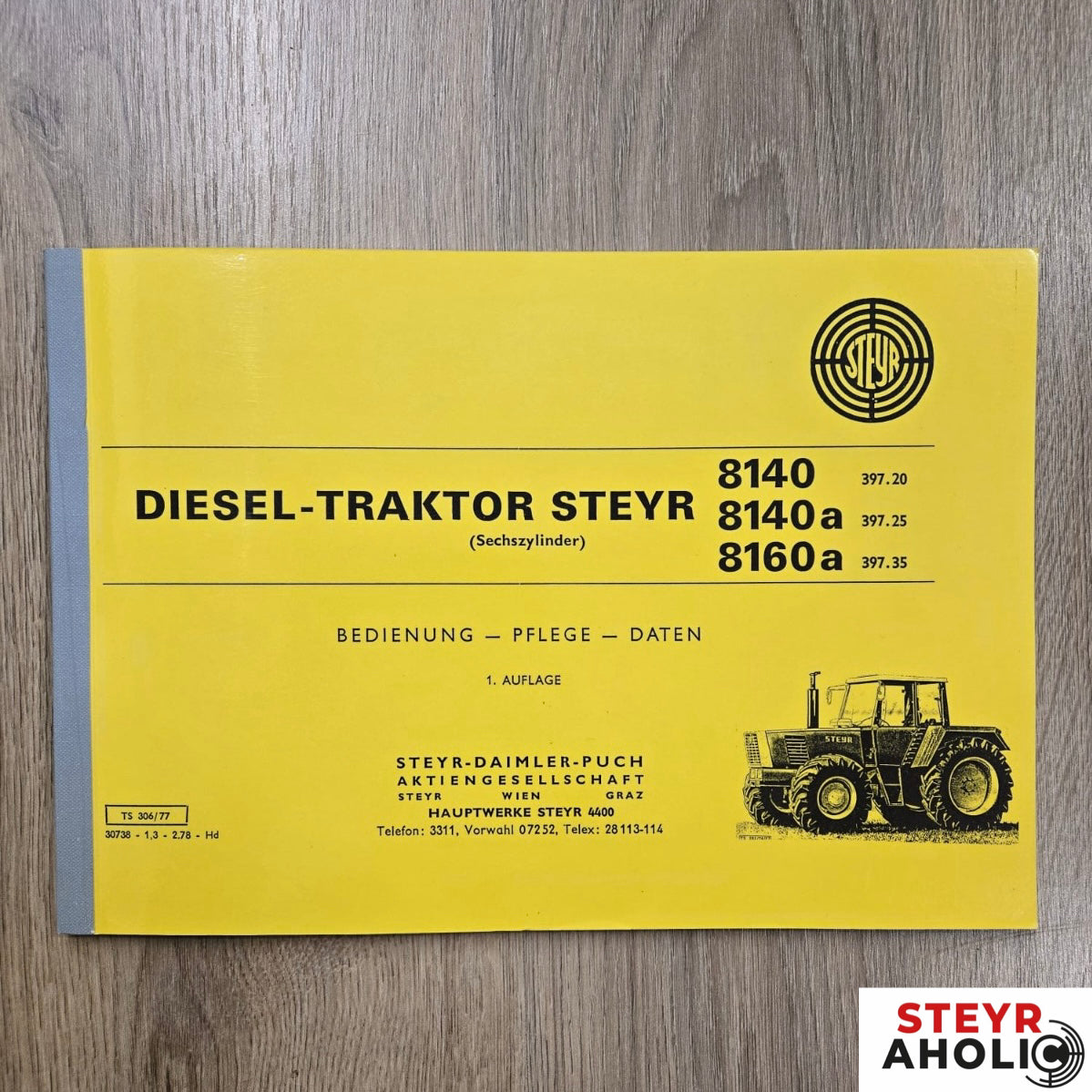 Steyr Betriebsanleitung 8140/8160 (a) A4