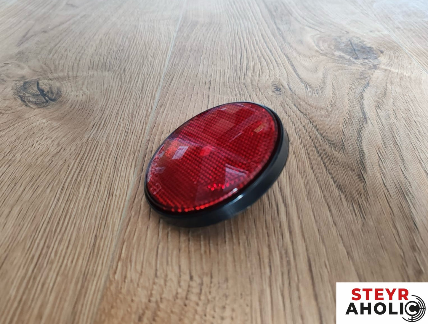 COBO Rückstrahler rot, mit Schrauben M5, d = 80 mm