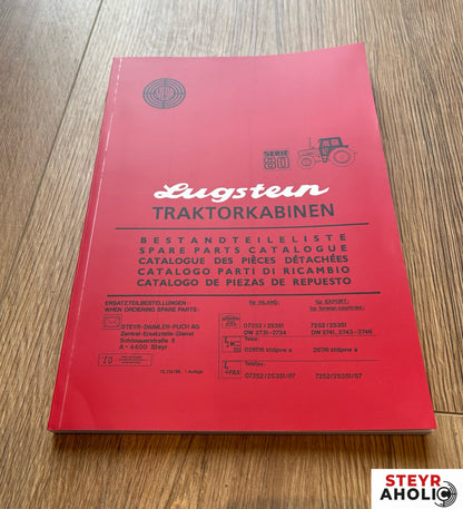 Steyr 80er-Serie Lugstein Kabine Teileverzeichnis