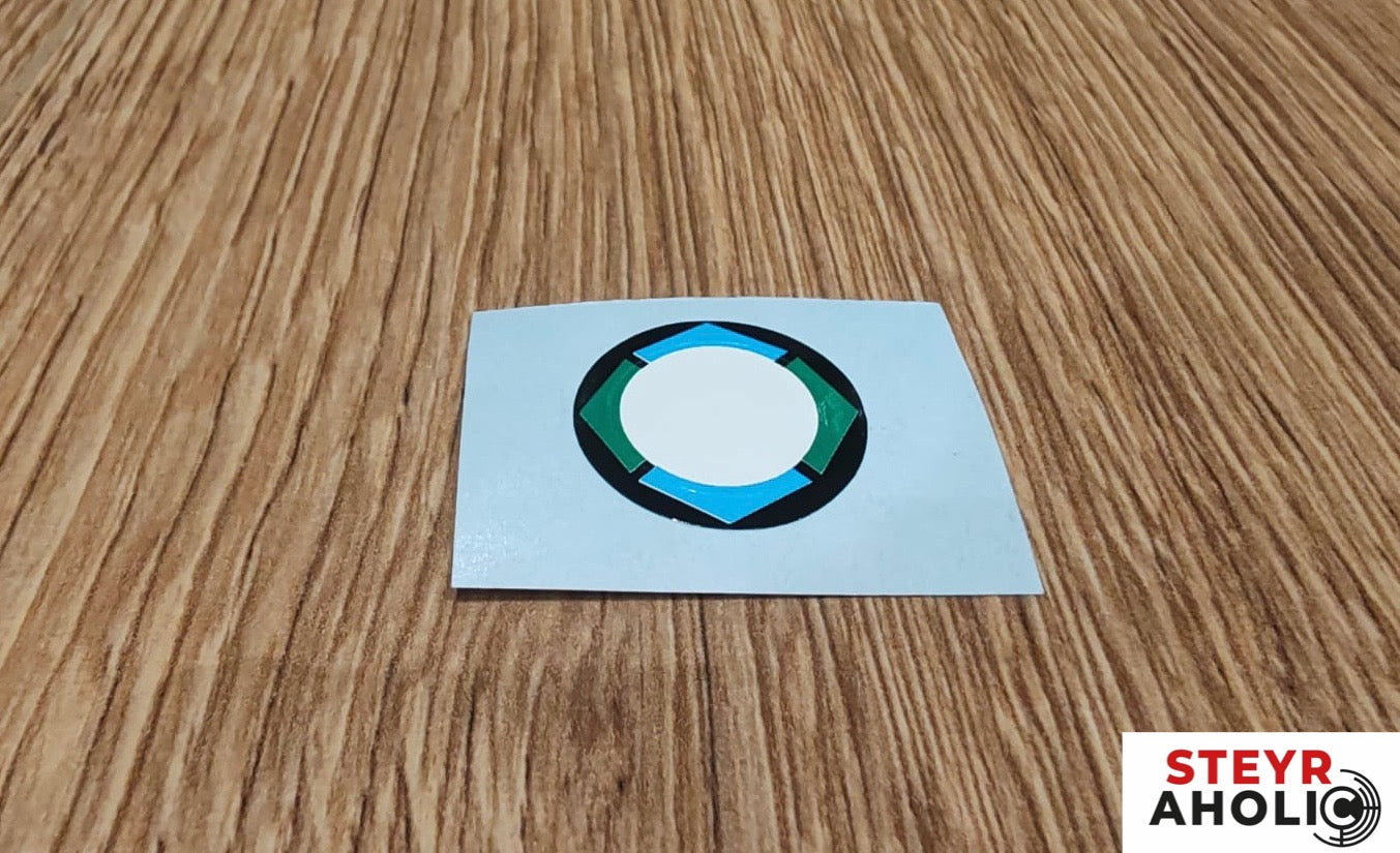 Aufkleber Joystick Blau/Grün 1-41-571-807