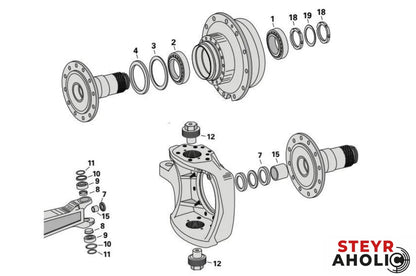 ZF/CORTECO Wellendichtring Radnabe ZP1927374