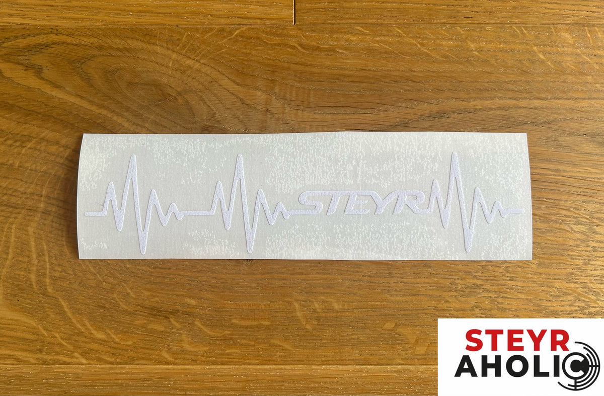 Aufkleber "Steyr Herzschlag" klein