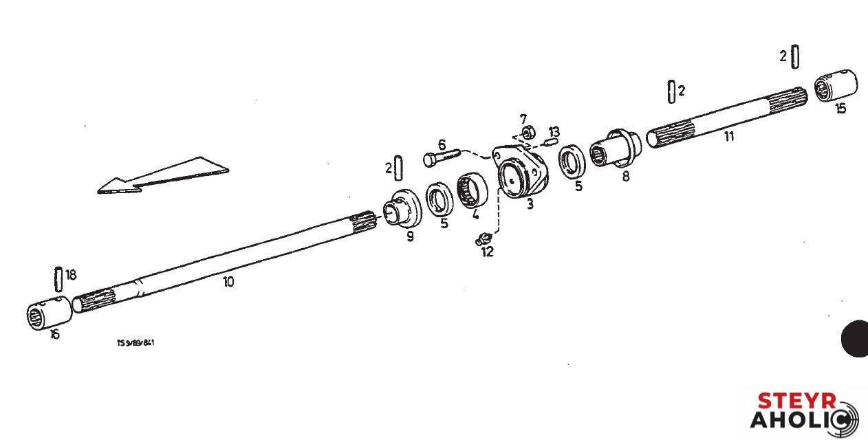 CNH Wellendichtring 45 x 62 x 8 mm 190003070063