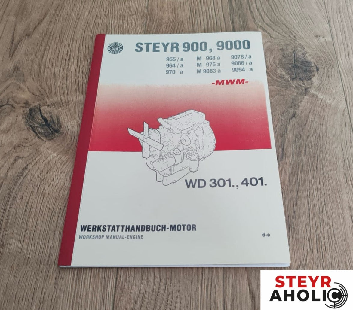 Reparaturhandbuch Steyr Motor WD 301, 401