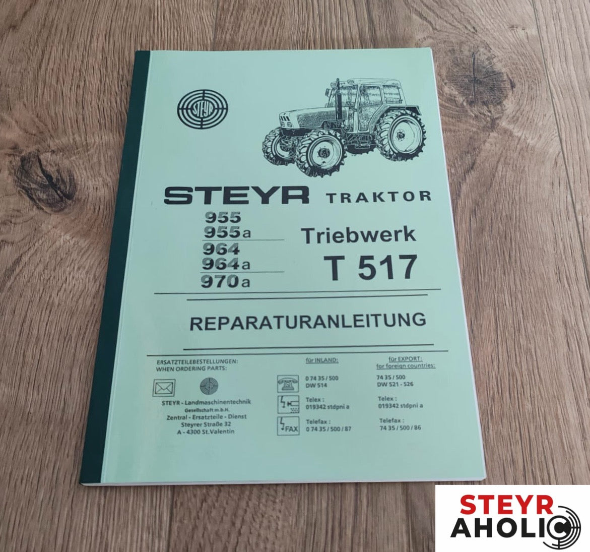 Reparaturhandbuch Steyr Getriebe T 517