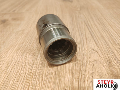 Schiebemuffe für Allradwelle hinten, 83 x 50/45 mm, 13 Zähne anstelle von Steyr 133700290065 - NACHBAU