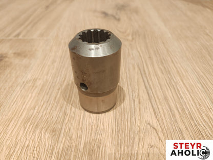 Schiebemuffe für Allradwelle hinten, 83 x 50/45 mm, 13 Zähne anstelle von Steyr 133700290065 - NACHBAU