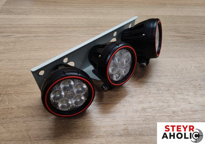 LED Scheinwerferhalter 3-fach