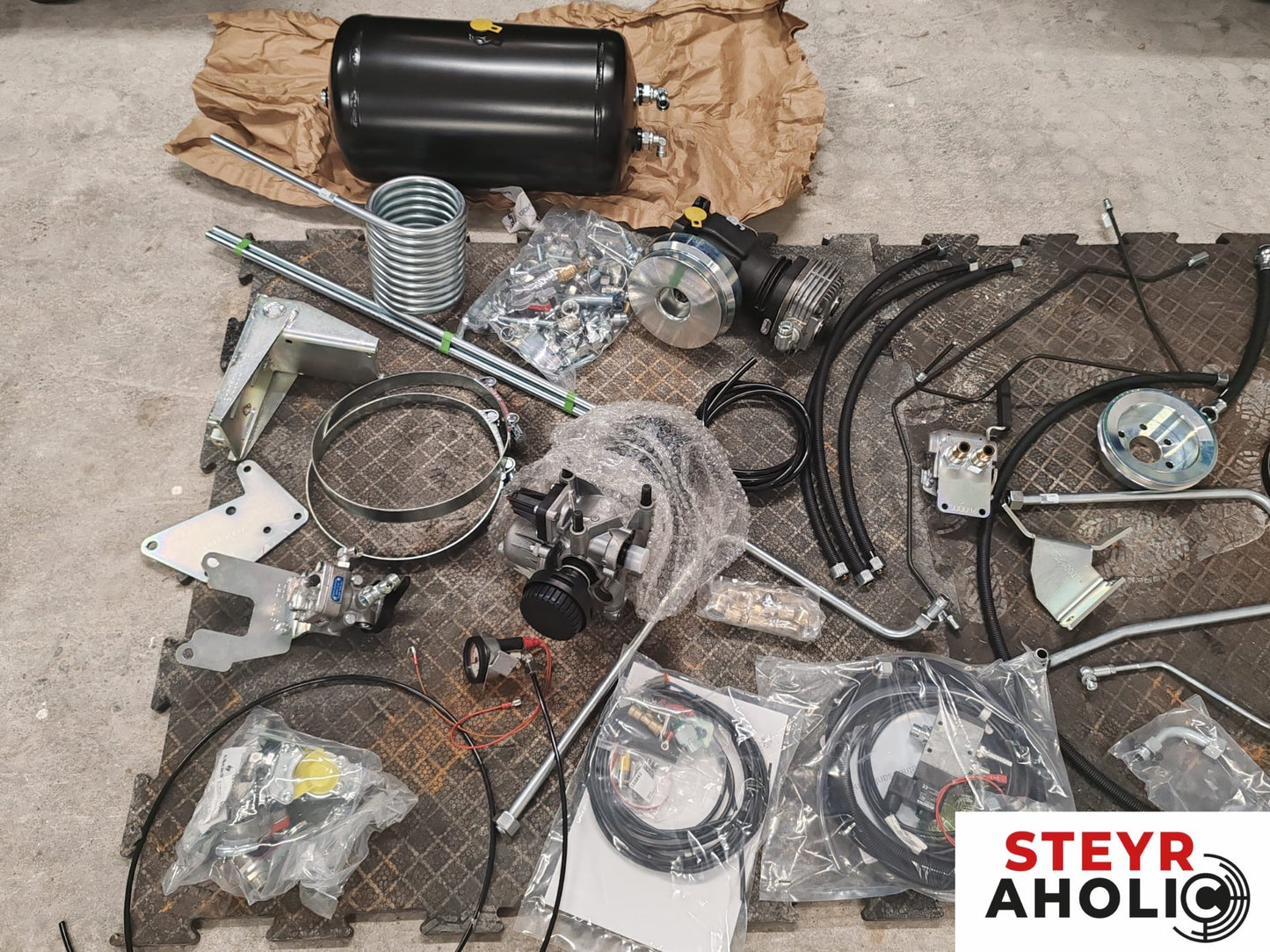 Atzlinger Druckluftanlage Steyr 8000/8100