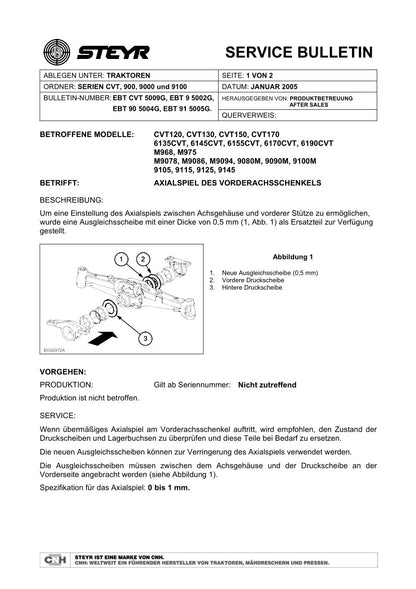 Einstellscheibe Vorderachse vorne 1-33-741-043 Nachbau