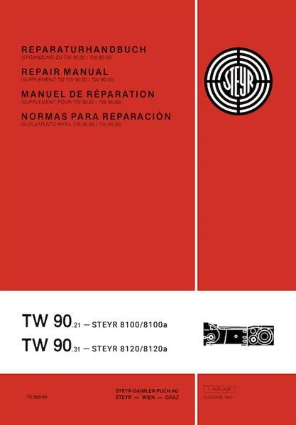 Reparaturhandbuch Steyr TW 90.21 und TW 90.31