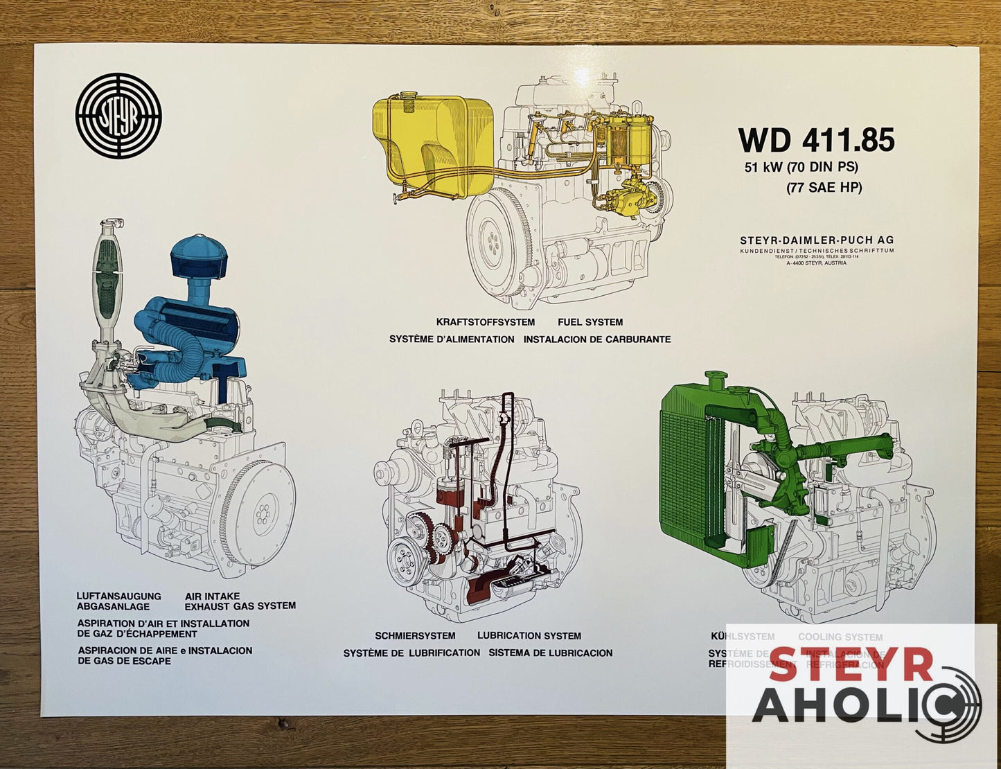 Steyr WD 411.85 Poster