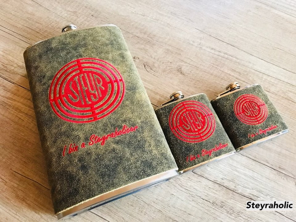 Steyr - 2 Liter Flachmann "I bin a Steyraholicer"