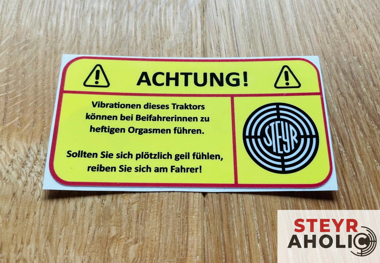 Aufkleber Steyr "Vibrationen" - 5 Stück