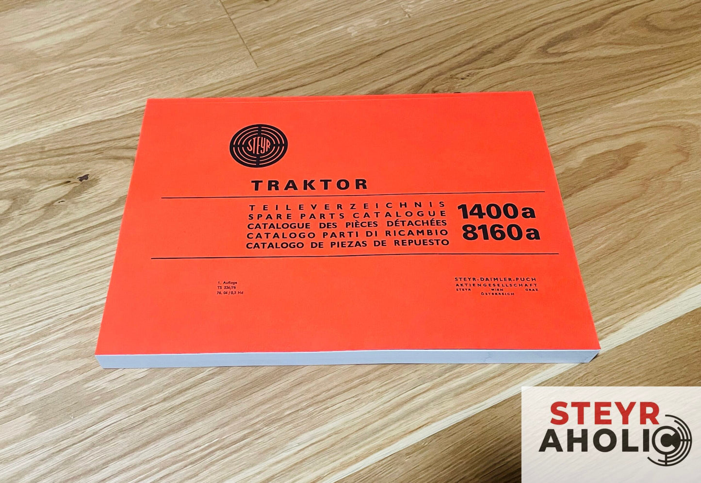 Steyr Teileverzeichnis für 1400a, 8160a