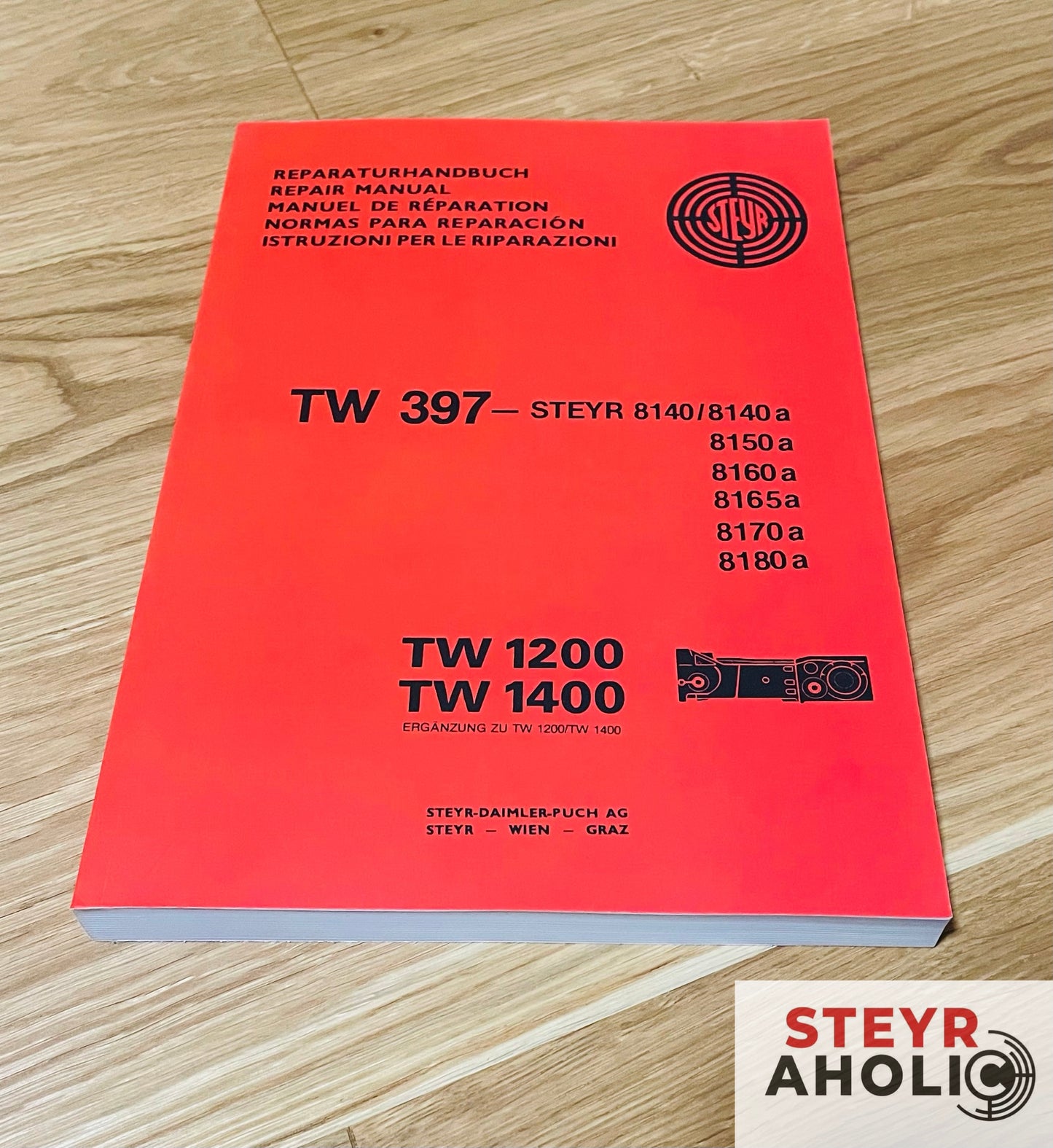 Reparaturhandbuch Steyr Getriebe TW 1200 / TW 1400