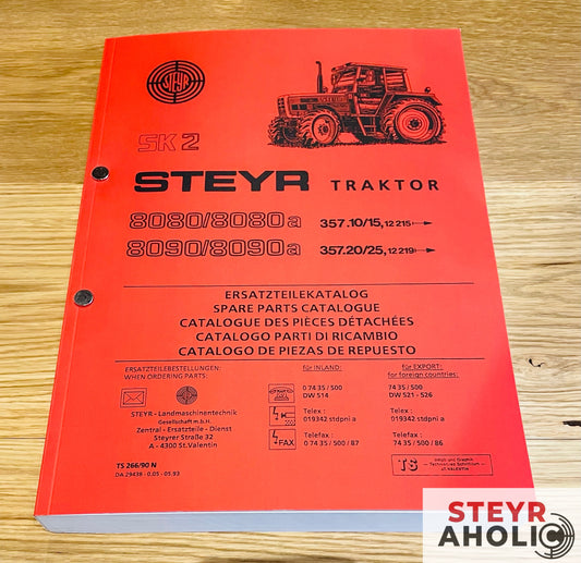 Steyr Teileverzeichnis für 8080/8090(a)