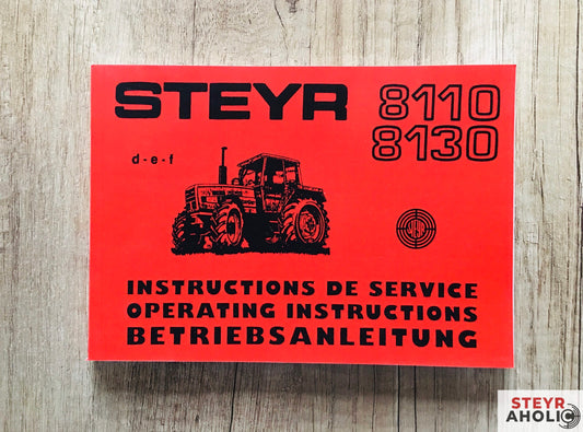 Betriebsanleitung Steyr 8110 / 8130 Allrad